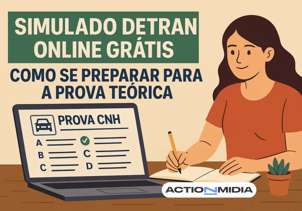 Simulado Detran online grátis: Se preparar para a prova teórica - Action Midia
