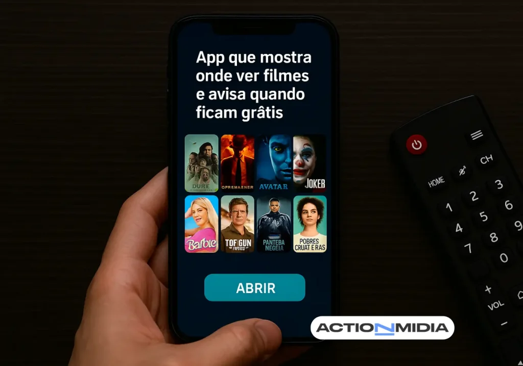App que mostra onde ver filmes e avisa quando ficam grátis - Action Midia