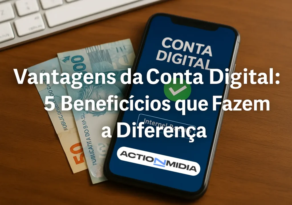 Vantagens da Conta Digital: 5 Benefícios que Fazem a Diferença - Action Midia