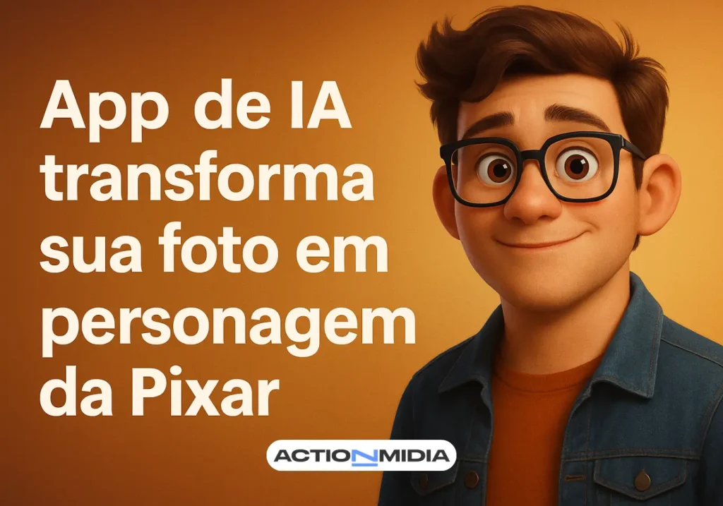 App de IA transforma sua foto em personagem da Pixar - Action Midia