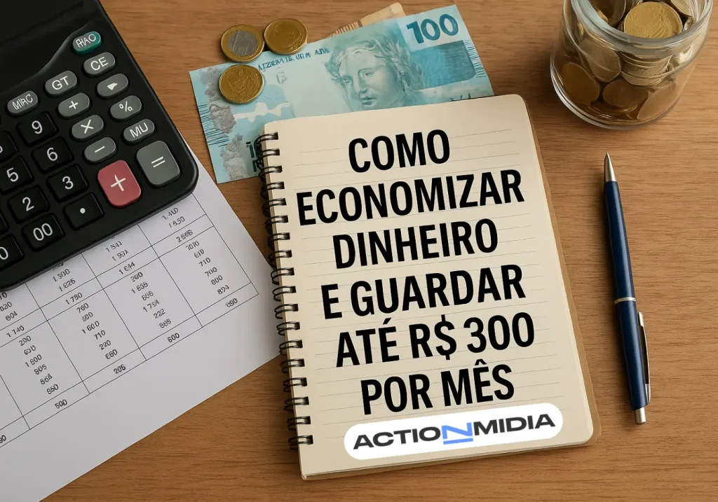Como economizar dinheiro e guardar até R$300 por mês - Action Midia