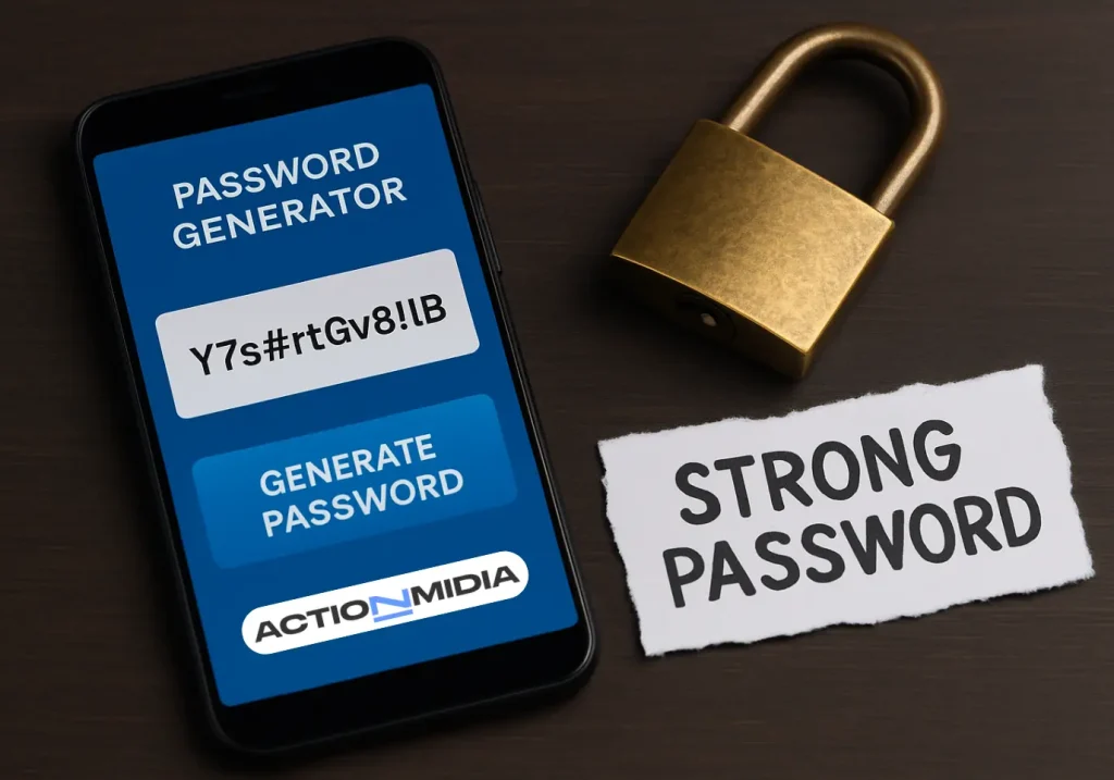 Gerador de senhas fortes: o app que protege todas as suas contas - Action Midia